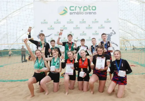 [A] Lithuanian Junior U-14 Beach Volleyball Championship (Phase I, Kelme)