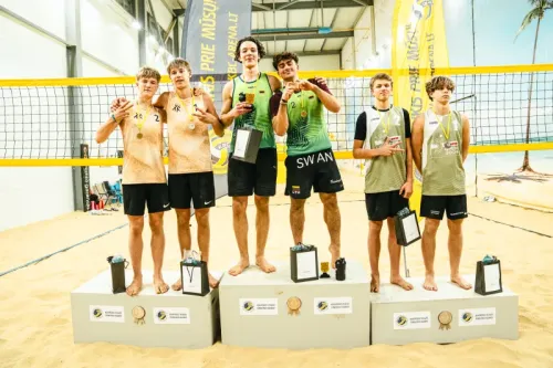 [A] Lithuanian guys U-18 indoor beach volleyball championship (final stage, Šiauliai)