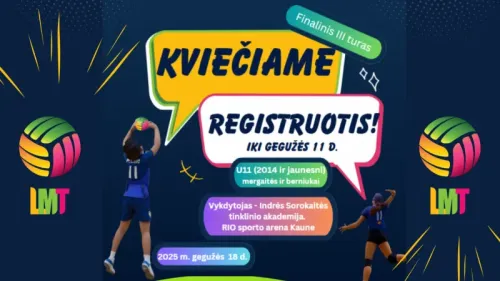 Lietuvos salės tinklinio čempionatas: U-11 mergaitės ir berniukai (III turas)