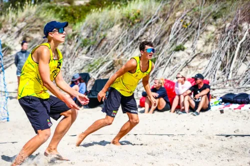 [A] Selection to the CEV European U-22 Beach Volleyball Championship (guys) (Phase II, Vilnius)
