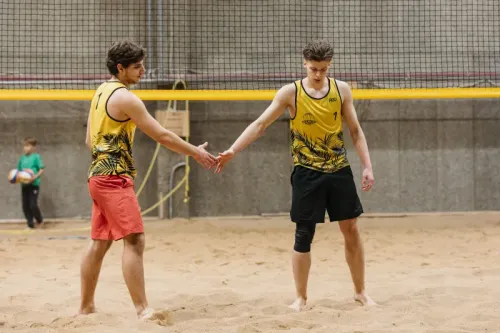 [A] Lithuanian guys U-20 indoor beach volleyball championship (final stage, Vilnius)